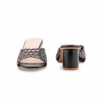 Black Fancy Slipper For Ladies FN8105 - View 4