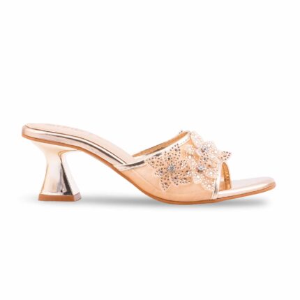 Golden Fancy Slipper For Ladies FN8107 - View 2