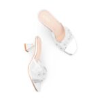 Silver Fancy Women Slipper FN8107 - View 5