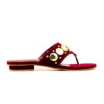 Maroon Formal Chappal For Ladies FR0568 - View 2