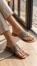 Brown Formal Chappal For Women FR0570 - View 1