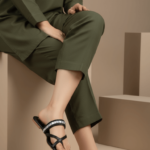 Green Formal Chappal FR0571 - View 1