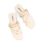 Cream Formal Chappal FR0571 - View 5