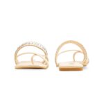 Cream Formal Chappal FR0571 - View 4