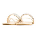 Cream Formal Chappal FR0571 - View 3