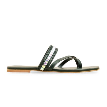 Green Formal Chappal FR0571 - View 2