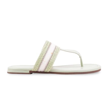 Green Formal Chappal For Women FR0573 - View 2