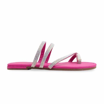 Pink Formal Chappal For Women FR0574 - View 2