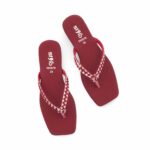Maroon Formal Chappal For Women FR0578 - View 5