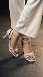 Cream Formal Sandal For Women FR5519 - View 1