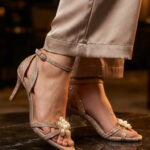 Bronze Formal Sandal For Women FR5519 - View 1