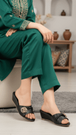 Black Formal Women Slipper FR8283 - View 1