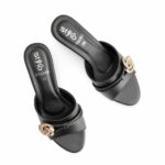 Black Formal Women Slipper FR8283 - View 5