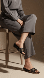Black Formal Slipper FR8284 - View 1
