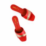 Maroon Formal Slipper FR8284 - View 5