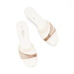 White Formal Slipper FR8284 - View 4