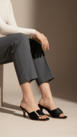 Black Formal Women Slipper FR8403 - View 1