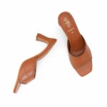 Tan Formal Slipper For Women FR8414 - View 5