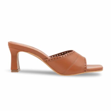 Tan Formal Slipper For Women FR8414 - View 2