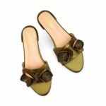 Olive Formal Slipper For Women FR8423 - View 5