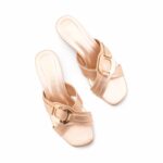 Golden Formal Slipper For Ladies FR8425 - View 5