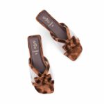 Brown Formal Slipper For Women FR8427 - View 5