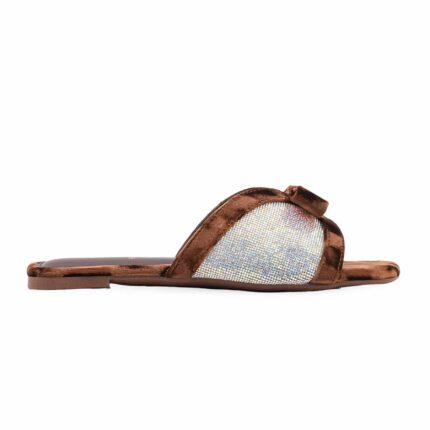 Brown Formal Slipper For Women FR8427 - View 2