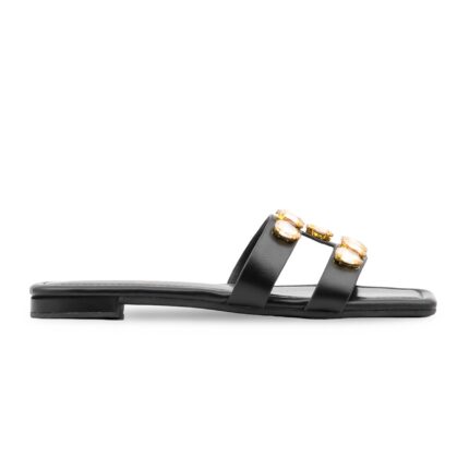 Black Formal Slipper For Women FR8429 - View 2