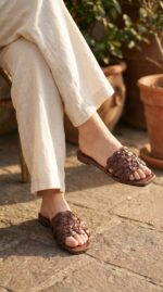 Coffee Formal Slipper For Ladies FR8430 - View 1