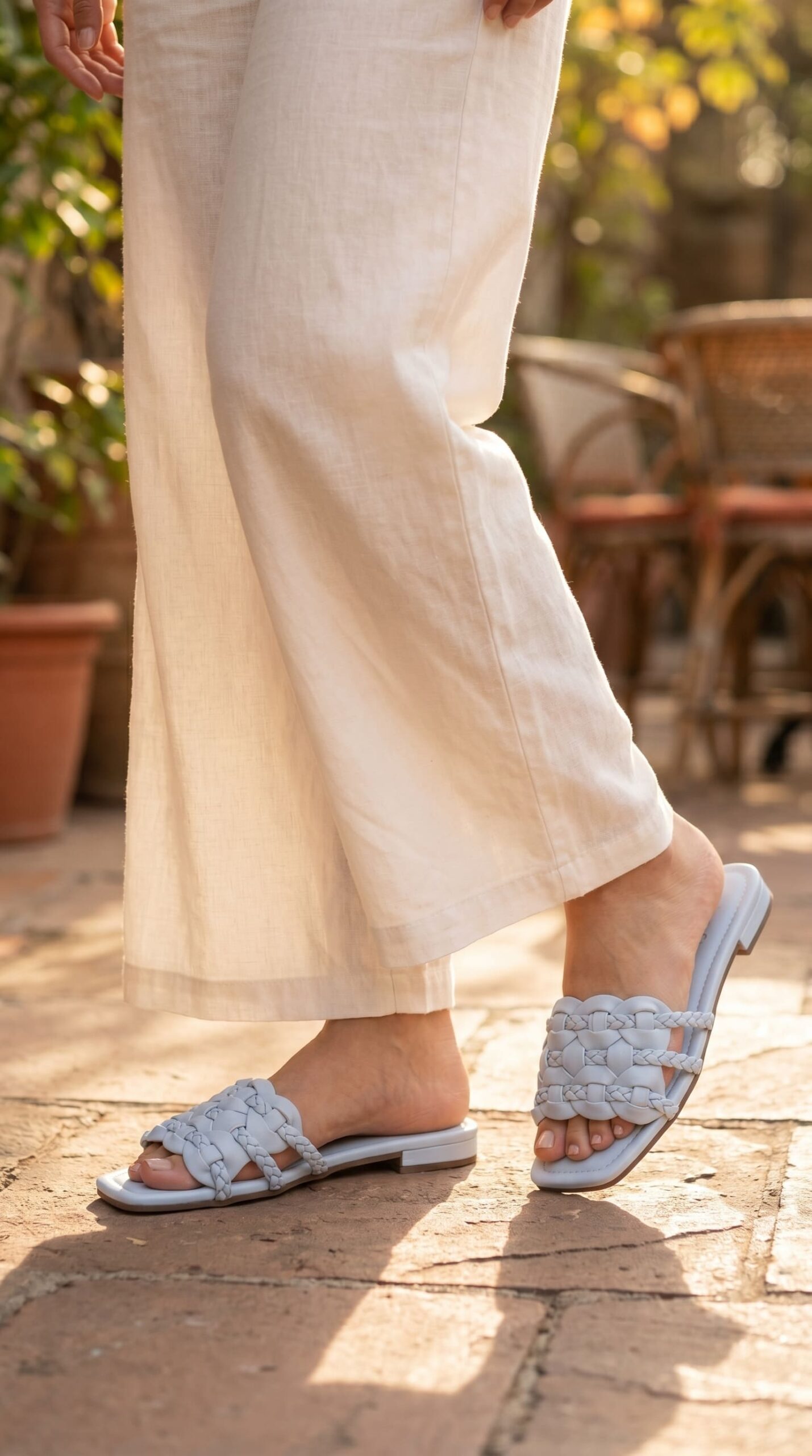 FR843090_2_55c815b4-25d0-427b-8e1b-ac88a2b6a700.jpg Sky Blue Formal Slipper For Ladies FR8430 - View 1