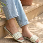 Green Formal Slipper For Women FR8432 - View 1