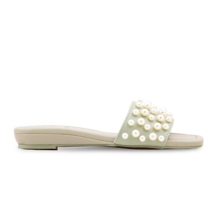 Green Formal Slipper For Women FR8432 - View 2