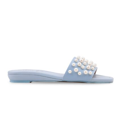 Sky Blue Formal Slipper For Women FR8432 - View 2