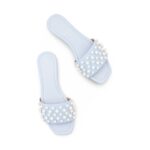 Sky Blue Formal Slipper For Women FR8432 - View 5