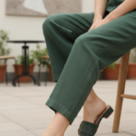 Green Formal Slipper For Ladies FR8436 - View 1