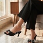 Black Formal Women Slipper FR8438 - View 1