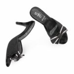 Black Formal Women Slipper FR8438 - View 5