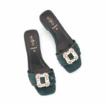 Green Formal Slipper For Women FR8441 - View 5
