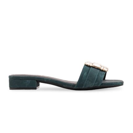 Green Formal Slipper For Women FR8441 - View 2