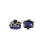 Navy Formal Slipper For Women FR8443 - View 4