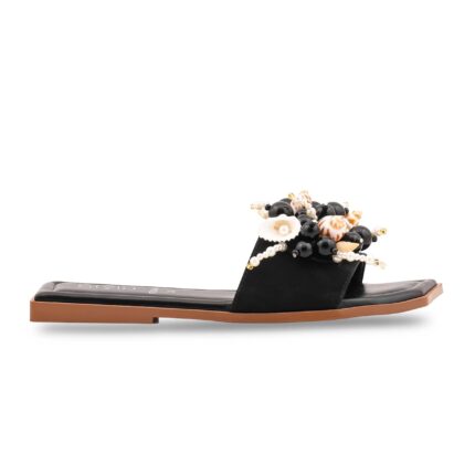 Black Formal Slipper For Ladies FR8444 - View 2