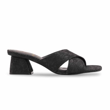 Black Formal Slipper For Women FR8446 - View 2