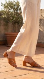 Tan Formal Slipper For Ladies FR8447 - View 1