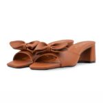Tan Formal Slipper For Women FR8449 - View 3