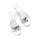 Silver Formal Slipper For Ladies FR8450 - View 5