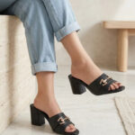 Black Formal Slipper For Women FR8452 - View 1