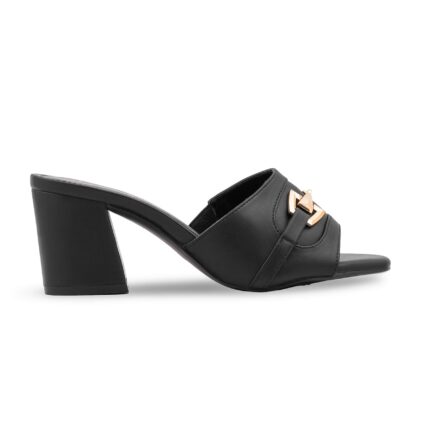 Black Formal Slipper For Women FR8452 - View 2