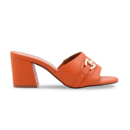Orange Formal Slipper For Ladies FR8452 - View 2