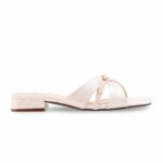 Cream Formal Slipper For Ladies FR8453 - View 2