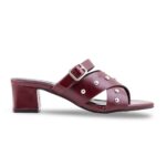 Maroon Formal Slipper For Women FR8454 - View 2
